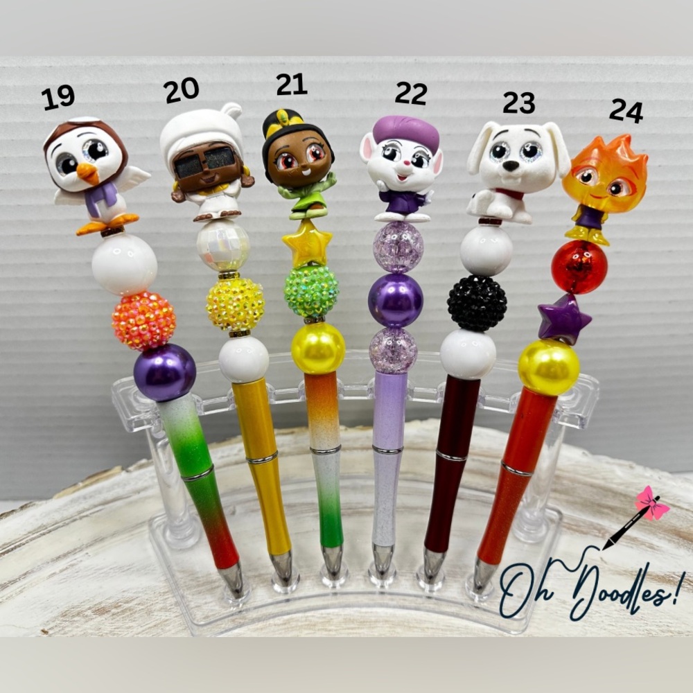 Disney Doorable Pens + 1 Ink Refill Included - 1 Pen, Your Choice! (Set #19-24)